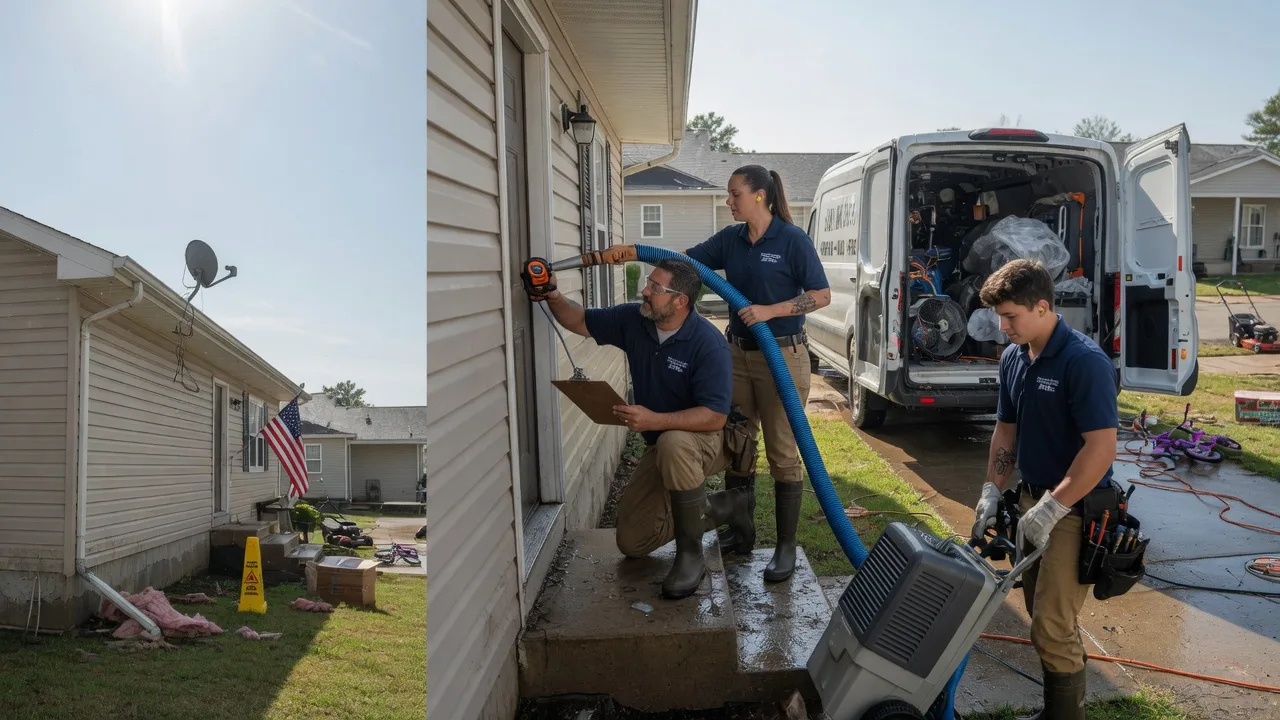 Ceiling Water Damage Restoration in Chebanse, IL near me